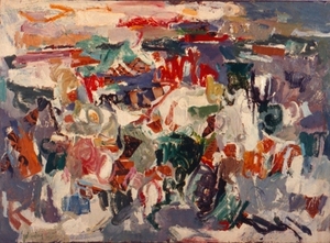 JOHN DAY AMERICAN BORN 1932 DIED 1982 Currently on exhibit at 25 Grand-Rue Vieille Ville 1204 Geneva Switzerland until May 16th 2021 open every day from 11 am to 19-00  see further details WWW.ARTADVISOR.CH